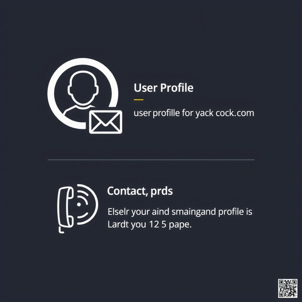 Pictogramă utilizator și date de contact